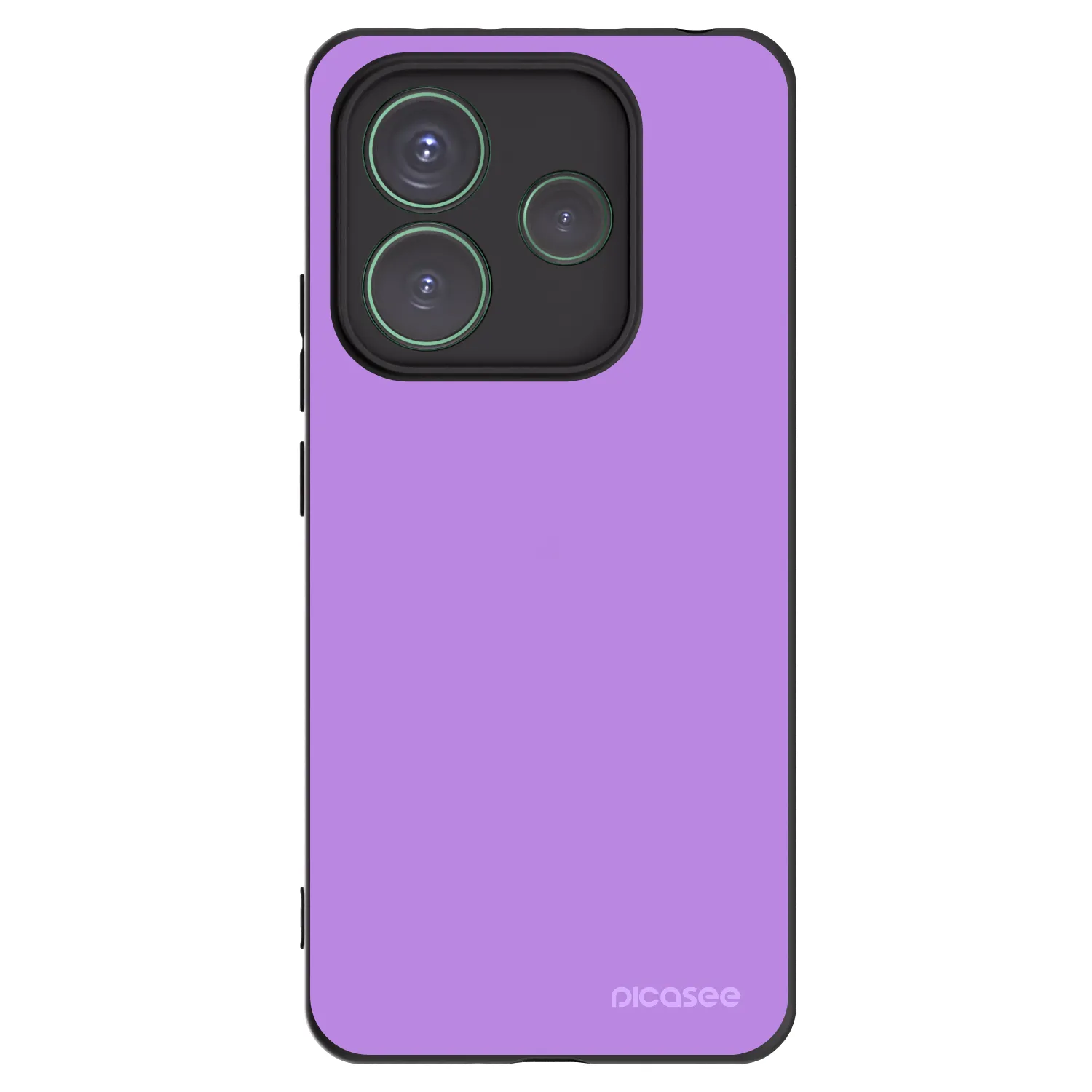 Picasee silikonowe czarne etui na Xiaomi Redmi Note 14 5G - Mystic Melody