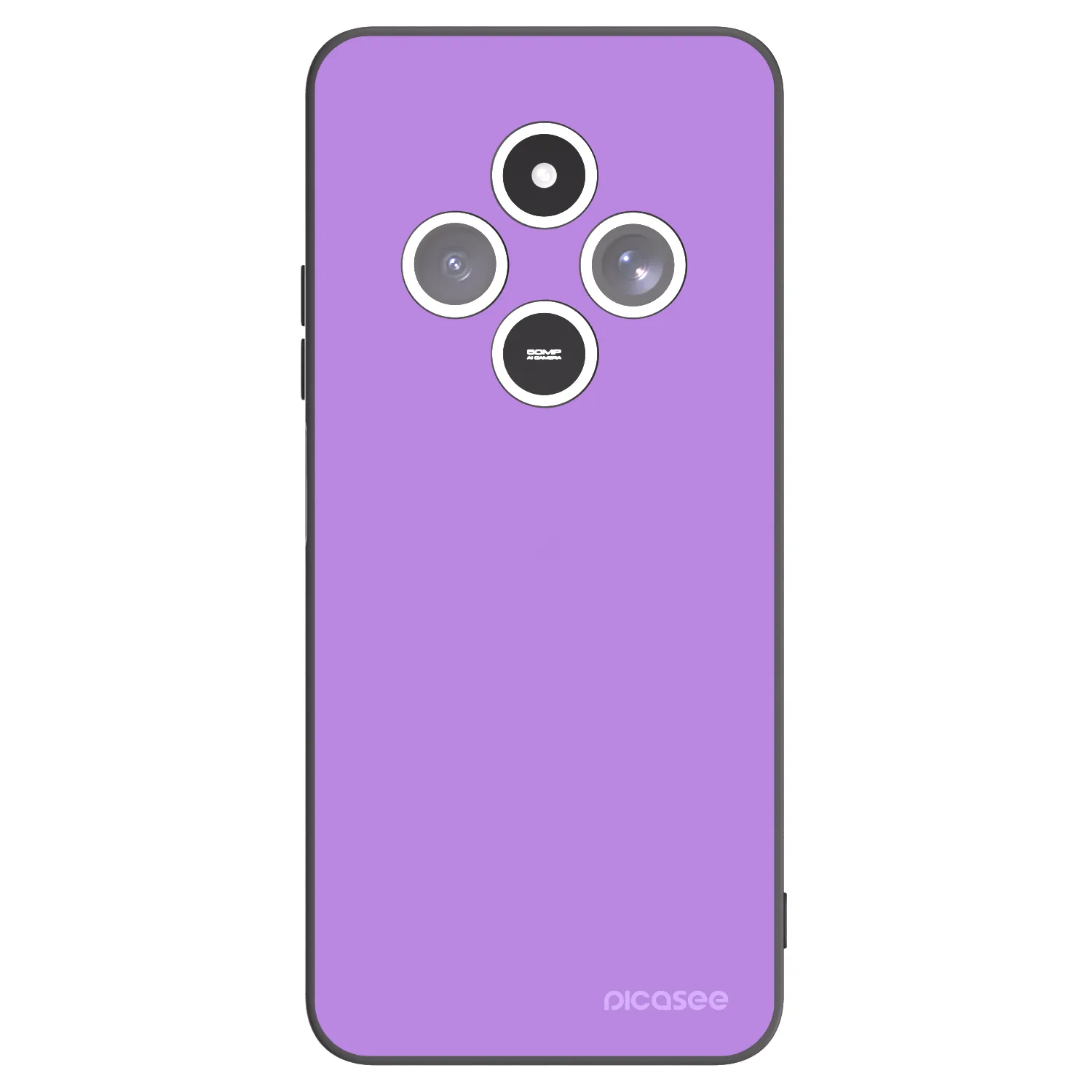Picasee silikonowe czarne etui na Xiaomi Redmi 14C - Mystic Melody