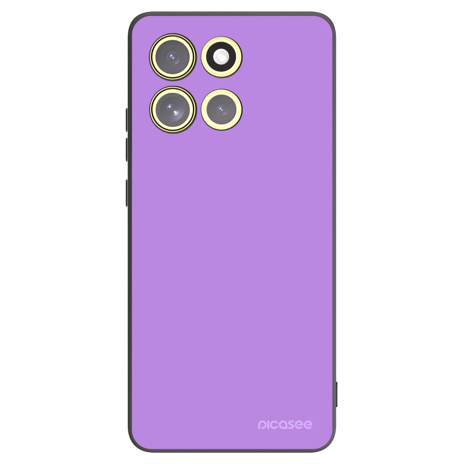 Picasee silikonowe czarne etui na Motorola Moto G86 5G - Mystic Melody