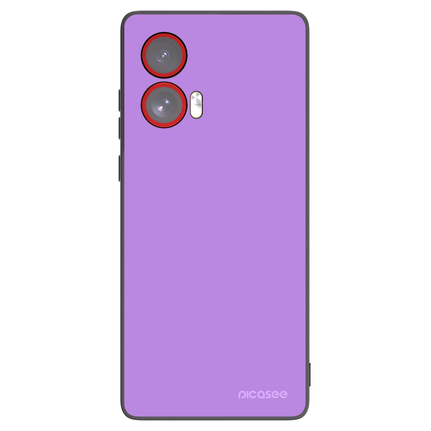 Picasee silikonowe czarne etui na Motorola Edge 50 Fusion - Mystic Melody