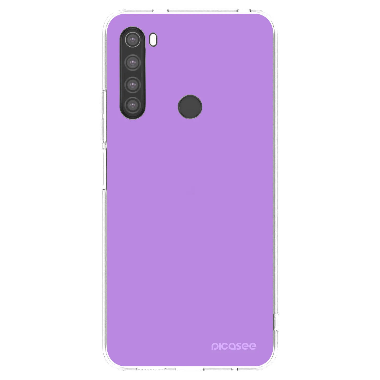 Picasee silikonowe przeźroczyste etui na Xiaomi Redmi Note 8 - Mystic Melody