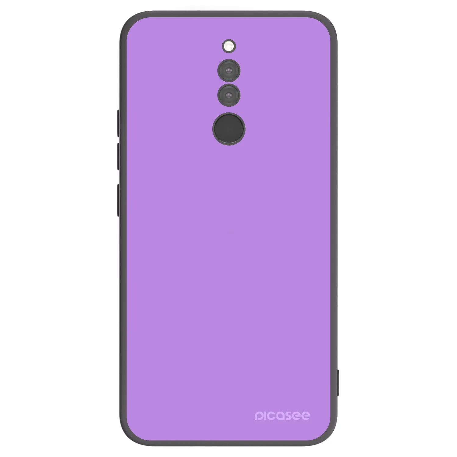 Picasee silikonowe czarne etui na Xiaomi Redmi 8 - Mystic Melody