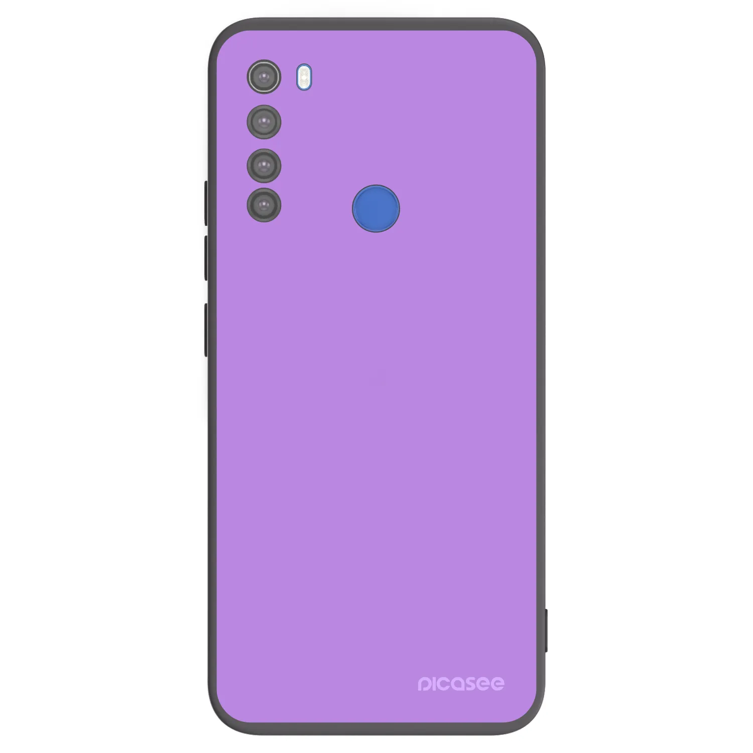 Picasee silikonowe czarne etui na Xiaomi Redmi Note 8T - Mystic Melody