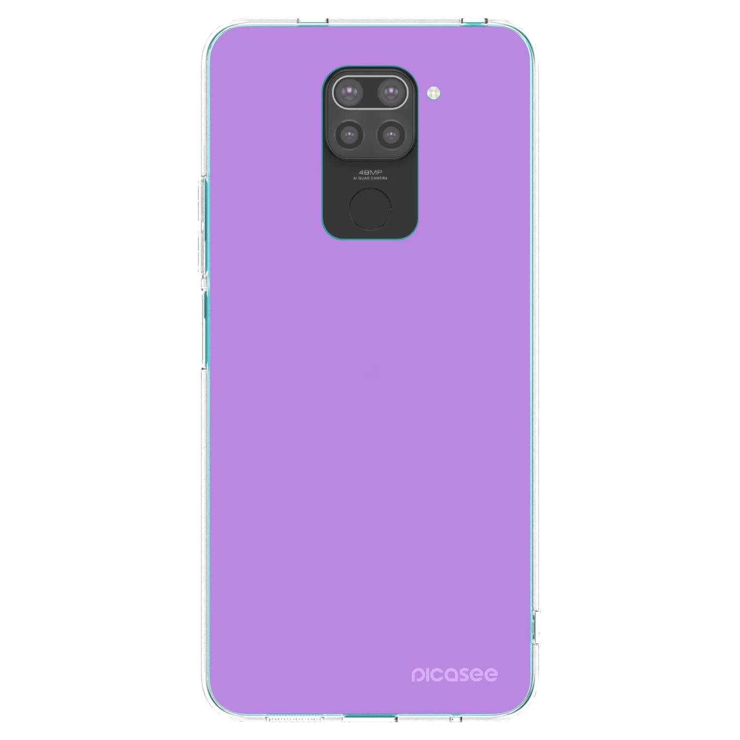 Picasee silikonowe czarne etui na Xiaomi Redmi Note 9 - Mystic Melody