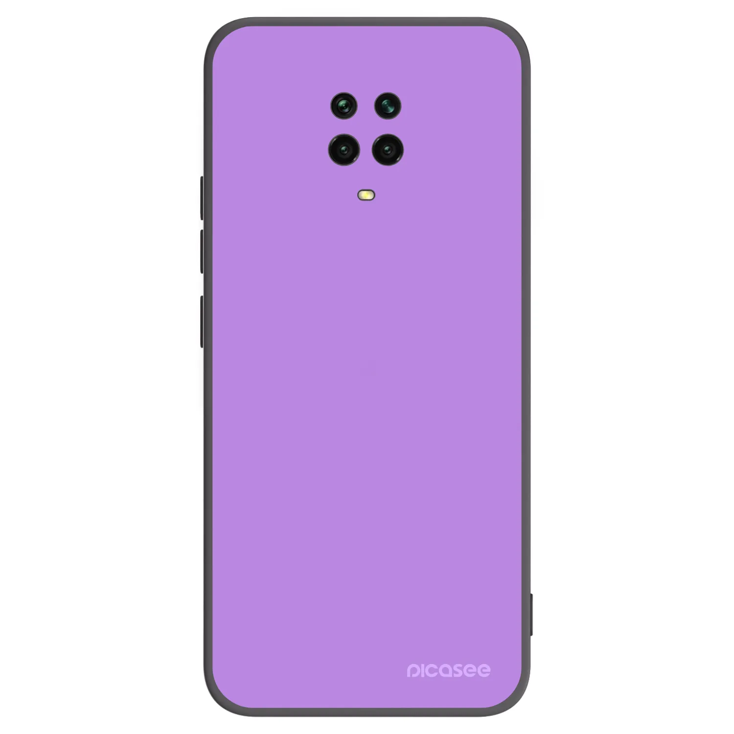 Picasee silikonowe czarne etui na Xiaomi Redmi Note 9S - Mystic Melody