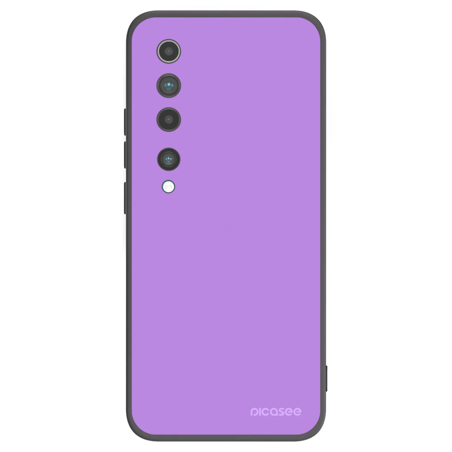 Picasee silikonowe czarne etui na Xiaomi Mi 10 - Mystic Melody
