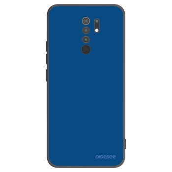 Picasee silikonowe czarne etui na Xiaomi Redmi 9 - Navy Blue