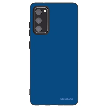 Picasee silikonowe czarne etui na Samsung Galaxy S20 FE - Navy Blue