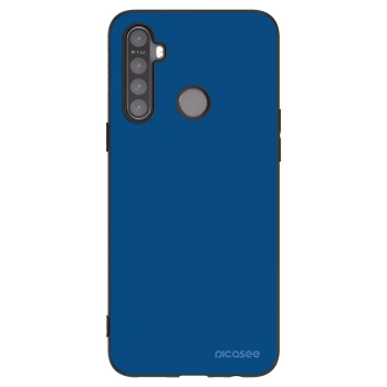 Picasee silikonowe czarne etui na Realme 5 - Navy Blue
