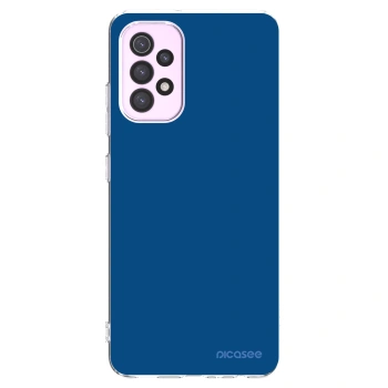 Picasee silikonowe przeźroczyste etui na Samsung Galaxy A32 5G A326B - Navy Blue
