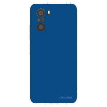 Picasee silikonowe przeźroczyste etui na Xiaomi Poco F3 - Navy Blue