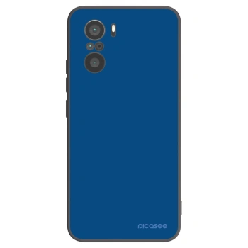 Picasee silikonowe czarne etui na Xiaomi Poco F3 - Navy Blue