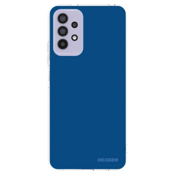 Picasee silikonowe przeźroczyste etui na Samsung Galaxy A32 4G SM-A325F - Navy Blue