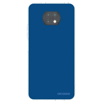 Picasee silikonowe przeźroczyste etui na Xiaomi Redmi Note 9T - Navy Blue