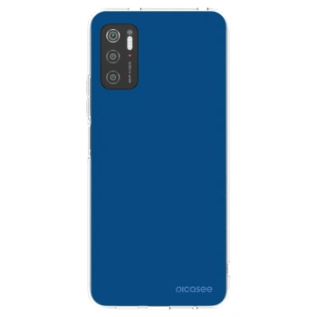 Picasee silikonowe przeźroczyste etui na Xiaomi Poco M3 Pro 5G - Navy Blue