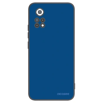 Picasee silikonowe czarne etui na Xiaomi Poco X4 Pro 5G - Navy Blue