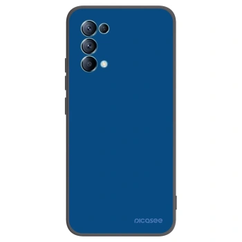 Picasee silikonowe czarne etui na OPPO Reno 5 5G - Navy Blue