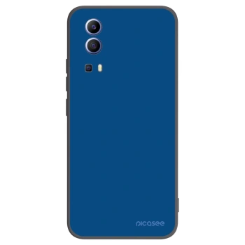 Picasee silikonowe czarne etui na Vivo Y52 5G - Navy Blue