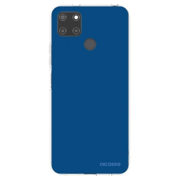Picasee silikonowe przeźroczyste etui na Realme C21Y - Navy Blue