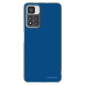 Picasee silikonowe przeźroczyste etui na Xiaomi Redmi Note 11 Pro+ 5G - Navy Blue