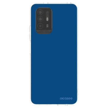 Picasee silikonowe przeźroczyste etui na OPPO A94 5G - Navy Blue