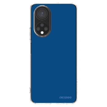 Picasee silikonowe przeźroczyste etui na Honor X7 - Navy Blue