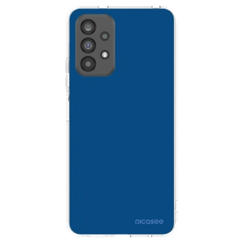Picasee silikonowe przeźroczyste etui na Samsung Galaxy A73 5G - Navy Blue