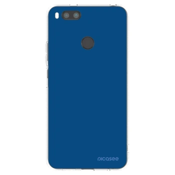 Picasee silikonowe przeźroczyste etui na Xiaomi Redmi A1 - Navy Blue