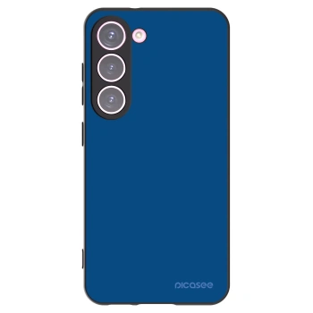 Picasee silikonowe czarne etui na Samsung Galaxy S23 5G - Navy Blue