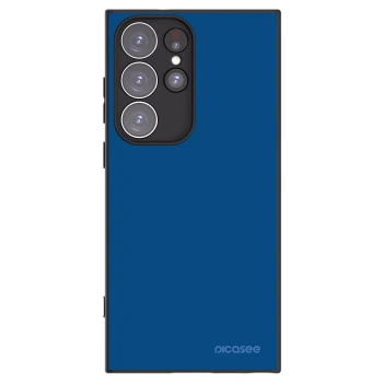 Picasee silikonowe czarne etui na Samsung Galaxy S23 Ultra 5G - Navy Blue