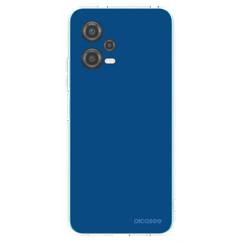 Picasee silikonowe przeźroczyste etui na Xiaomi Poco X5 - Navy Blue