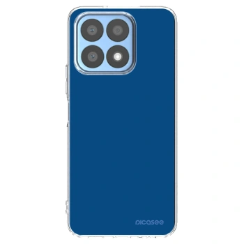 Picasee silikonowe przeźroczyste etui na Honor X8a - Navy Blue