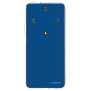 Picasee silikonowe przeźroczyste etui na Honor Magic5 Lite 5G - Navy Blue