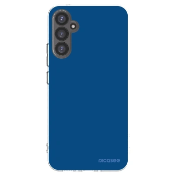 Picasee silikonowe przeźroczyste etui na Samsung Galaxy A34 5G A346B - Navy Blue