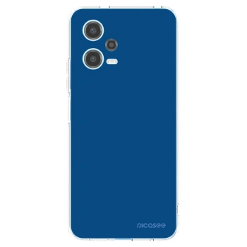 Picasee silikonowe przeźroczyste etui na Xiaomi Redmi Note 12 5G - Navy Blue