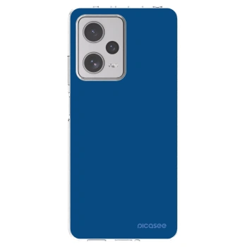 Picasee silikonowe przeźroczyste etui na Xiaomi Redmi Note 12 Pro+ 5G - Navy Blue
