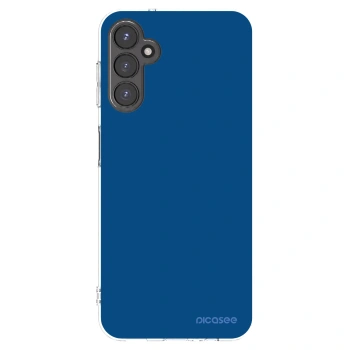 Picasee silikonowe przeźroczyste etui na Samsung Galaxy A14 4G A145R - Navy Blue