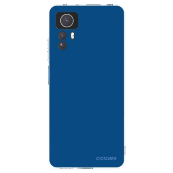 Picasee silikonowe przeźroczyste etui na Xiaomi Redmi Note 12S - Navy Blue
