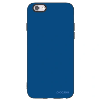Picasee silikonowe czarne etui na Apple iPhone 6/6S - Navy Blue