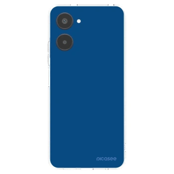 Picasee silikonowe przeźroczyste etui na Realme 10 4G - Navy Blue