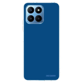 Picasee silikonowe przeźroczyste etui na Honor 70 Lite - Navy Blue