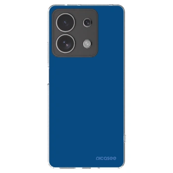 Picasee silikonowe przeźroczyste etui na Xiaomi Redmi Note 13 4G - Navy Blue