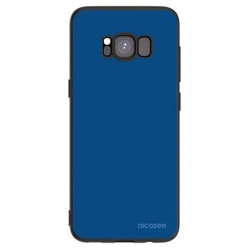 Picasee silikonowe czarne etui na Samsung Galaxy S8 G950F - Navy Blue