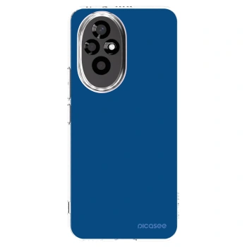 Picasee silikonowe przeźroczyste etui na Honor 200 5G - Navy Blue