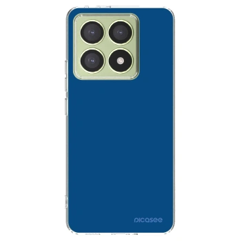 Picasee silikonowe przeźroczyste etui na Xiaomi 14T - Navy Blue