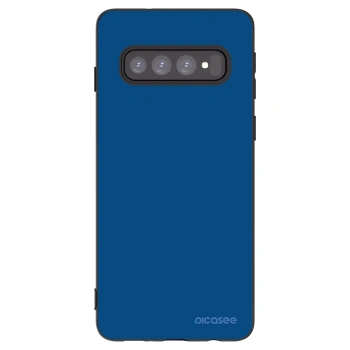 Picasee silikonowe czarne etui na Samsung Galaxy S10 G973 - Navy Blue