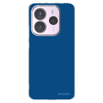 Picasee silikonowe przeźroczyste etui na Xiaomi Redmi Note 14 5G - Navy Blue