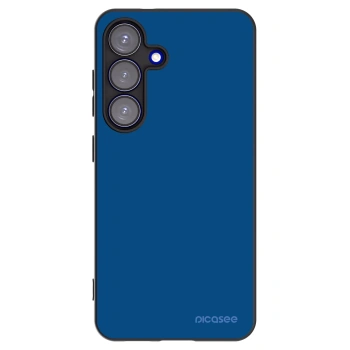Picasee silikonowe czarne etui na Samsung Galaxy S25 5G - Navy Blue