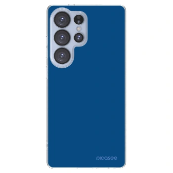 Picasee silikonowe przeźroczyste etui na Samsung Galaxy S25 Ultra 5G - Navy Blue