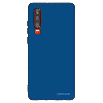 Picasee silikonowe czarne etui na Huawei P30 - Navy Blue